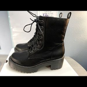 Union Bay Rumble Heeled Combat Boots